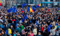 Străzile Bucureștiului au vibrat pentru Europa: Peste 10.000 de oameni au ieșit în stradă pentru a susține democrația și parcursul european - VIDEO