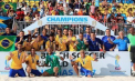 Brazilia și-a apărat titlul de campioană mondială la fotbal pe plajă, după ce a învins în finală reprezentativa din Belarus - VIDEO