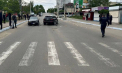 Accident violent la Comrat. Un șofer băut a spulberat un pieton, după care s-a lovit cu un automobil: Acesta a fost reținut - VIDEO