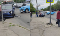 Accident în capitală cu implicarea unei mașini retro. Imagni de la locul impactului, surprinse de trecători - VIDEO