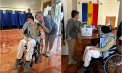 „Dacă poate tata, puteți și voi!”. Gheorghe Urschi a votat pentru viitorul președinte al României - FOTO