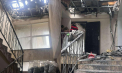 Scene apocaliptice la Durlești: Blocul mistuit de flăcări arată ca după război - FOTO/VIDEO