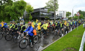 Peste o sută de amatori de biciclete au participat la Velohora. Câți kilometri au parcurs și ce probleme au întâmpinat pe traseu - VIDEO