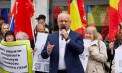 Au început campania  electorală? Socialiștii au protestat în fața ANRE și au venit cu acuzații la PAS: „La toamnă vă punem capacul”. Reacția partidului de guvernare - VIDEO