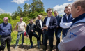 Mesajul și fotografiile postate de Nicușor Dan pe rețele după ce a fost la Salina Praid