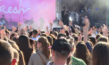 Atmosferă electrizantă în centrul capitalei: Sute de tineri s-au distrat la un concert în PMAN, alături de artiști din Moldova și România - VIDEO