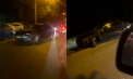 Accident nocturn în capitală: Mai multe mașini au rămas avariate, după ce s-au lovit - VIDEO