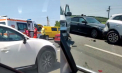 Carambol la Măgdăcești: Un adolescent a ajuns la spital, după ce două automobile și două microbuze s-au lovit violent. Poliția anunță cauza accidentului - VIDEO