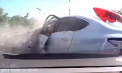 Momentul impactului de la Orhei, în care patru mașini s-au lovit, surprins de o cameă de bord - VIDEO