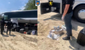 Droguri de 500 mii de lei - găsite într-un autocar la intrare în Moldova. Doi șoferi sunt bănuiți. Unde erau ascunse substanțele narcotice - VIDEO