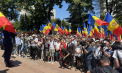 Miting organizat de Partidul Socialiștilor în fața Parlamentului. Igor Dodon, Vasile Tarlev, Irina Vlah și Diana Caraman - prezenți la întrunire - VIDEO