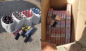 Percheziții la Drochia: Trei persoane - cercetate penal, după ce la acestea s-au depistat țigări, alcool contrafăcut și două arme deținute ilegal - VIDEO