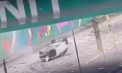 Accident violent la o cursă de mașini în Chișinău: Șoferița a scăpat cu viață - VIDEO