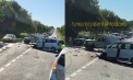 Accident la Sîngera: Trei persoane - transportate la spital, după ce două mașini s-au lovit. Imagini de la locul impactului - VIDEO