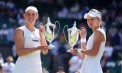 Trofeul la dublu feminin de la Wimbledon a fost cucerit de rusoaica Veronika Kudermetova și belgianca Elise Mertens - VIDEO