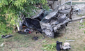 Accident tragic la Drochia: Două persoane au murit, după ce mașina în care se aflau s-a lovit într-un transformator electric - VIDEO