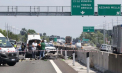 Momentul în care un avion se prăbușește în mijlocul unei autostrăzi, printre mașinile care circulau, în Brescia - VIDEO