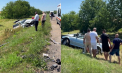 Accident grav la Edineț. Un șofer a ajuns la spital, după ce se s-a lovit cu un alt automobil. Imagini de la locul impactului - FOTO/ VIDEO 