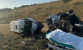 Accident tragic la Cimișlia: O persoană a murit, iar alte 5, printre care doi copii, au fost transportate la spital după ce două microbuze s-au lovit