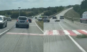 Accident cu implicarea unei motociclete pe traseul Chișinău-Leușeni. Imagini de la locul impactului - VIDEO