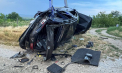Grav accident la Florești: Două persoane au murit, după ce mașina în care se aflau s-a răsturnat și s-a lovit într-un stâlp - VIDEO
