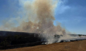 Incendiu de proporții la Dubăsari: 50 de hectare de vegetație uscată au fost mistuite de flăcări - VIDEO