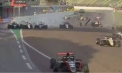Carambol uriaș în Formula 4 Italia: Cel puțin zece monoposturi, avariate după start - VIDEO