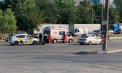Accident violent în capitală: două mașini, dintre care un taxi, grav avariate. Poliția și ambulanța au intervenit la fața locului - FOTO