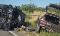 Accident grav la Cahul. Doi soți au murit, iar cei trei copii ai lor au fost transportați la spital, după ce două mașini s-ar fi lovit frontal. Precizările poliției - VIDEO