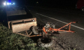Accident tragic la Orhei. Un bărbat a murit, iar un copil a ajuns la spital, după ce motocultorul în care se aflau s-a ciocnit cu un automobil - VIDEO 