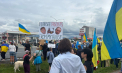 Un miting de susținere a Ucrainei și împotriva vizitei lui Vladimir Putin în SUA a avut loc în Alaska - FOTO/VIDEO