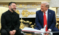 Atmosferă caldă și glume în Biroul Oval: Zelenski și Trump își repară relația tensionată din februarie - VIDEO