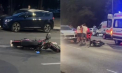 Accident grav în sectorul Botanica: Un motociclist s-a lovit într-un Porsche și a fost proiectat într-un al doilea bolid de lux