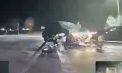 Accident la intrarea în orașul Cricova: O motocicletă s-a lovit cu un automobil. O persoană a avut nevoie de îngrijiri medicale - VIDEO
