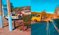 A încercat să fugă, dar a fost ținut de un polițist din mașină. Un motociclist - prins fără acte în regulă. Momentul - devenit viral pe rețelele de socializare - VIDEO