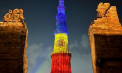 Fantastic. Turnul Qutub Minar din India, iluminat în culorile drapelului Republicii Moldova cu ocazia Zilei Independenței - VIDEO