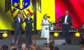 Oficialii europeni, alături de Maia Sandu, pe scena din PMAN la concertul organizat de Ziua Independenței. Macron și Tusk, mesaje în limba română: „Inima Europei bate mai puternic ca niciodată la Chișinău” - VIDEO