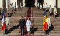 Un gest simbolic de sprijin, solidaritate și prietenie: Trei dintre cei mai influenți lideri europeni, Macron, Tusk și Merz au ales să fie alături de țara noastră pentru a marca 34 de ani de independență - VIDEO
