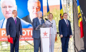 STOP CADRU la lansarea în campania electorală a Blocului Patriotic: Voronin nu a vrut să vorbească pe scenă fără Dodon, Vlah și Tarlev: „E bloc ori ce-i? Ridicați-vă toți” - VIDEO