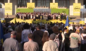 Tradițional, candidații PAS s-au lansat în cursa electorală în scuarul Teatrului de Operă și Balet, unde și-au enumerat realizările și au venit cu noi promisiuni - VIDEO