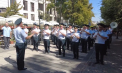 Orchestra Prezidențială, în pragul Zilei Armatei Naționale, a surprins trecătorii cu muzică pe strada pietonală - VIDEO
