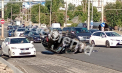 Accident în capitală: Un șofer băut a provocat un carambol cu trei mașini pe șoseaua Hîncești. Bărbatul urmează să fie reținut - FOTO/ VIDEO