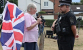 Protest cu violențe în Marea Britanie. Manifestația a avut loc în fața unui hotel devenit ținta mișcării anti-imigrație
