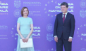 Maia Sandu și Nicușor Dan, pe scena din PMAN la Marea Dictare Națională: „România și Moldova sunt țări care au valori comune”