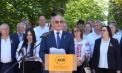 Partidul AUR s-a lansat în campania electorală la Chișinău, cu promisiuni și program prezentat public - VIDEO