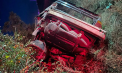 Tragic accident la Soroca. Doi bărbați au murit, după ce mașina în care se aflau a ajuns într-un canal de scurgere a apelor, apoi s-a răsturnat. Poliția vine cu detalii - FOTO