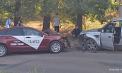 Accident grav în capitală. Patru persoane au ajuns la spital, după ce un automobil s-a ciocnit violent cu un taxi. Poliția vine cu detalii - FOTO