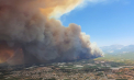 Incendiile au făcut prăpăd în provincia turcă Alanya. Sute de turiști au fost evacuați din hotele, din cauza focului ce se apropie de zonele rezidențiale - VIDEO
