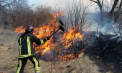 Incendiu de vegetație, la Cimișlia. Flăcările au cuprins o suprafață de 3 hectare 