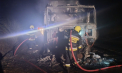 Un camion încărcat cu mai multe tone de cereale a luat foc la Taraclia. Trei echipaje de pompieri au intervenit - VIDEO